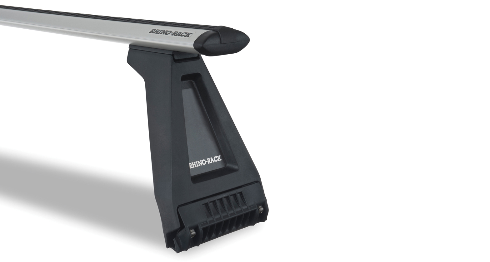 Rhino Rack JA2571 Vortex RL210 Silver 3 Bar Roof Rack for Mitsubishi Walkthrough (incl. Express) 2dr Van with Rain Gutter (1994 onwards) - Gutter Mount