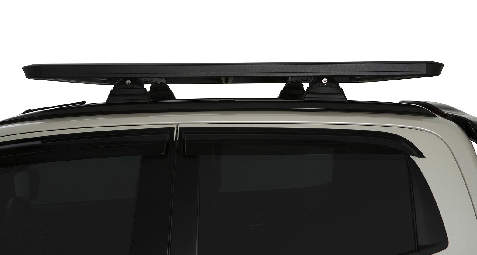 Rhino Rack JC-01834 Pioneer 6 Platform (1500mm x 1240mm) with RCL legs for Kia Carnival YP 4dr Van with Flush Roof Rail (2014 to 2020) - Factory Point Mount