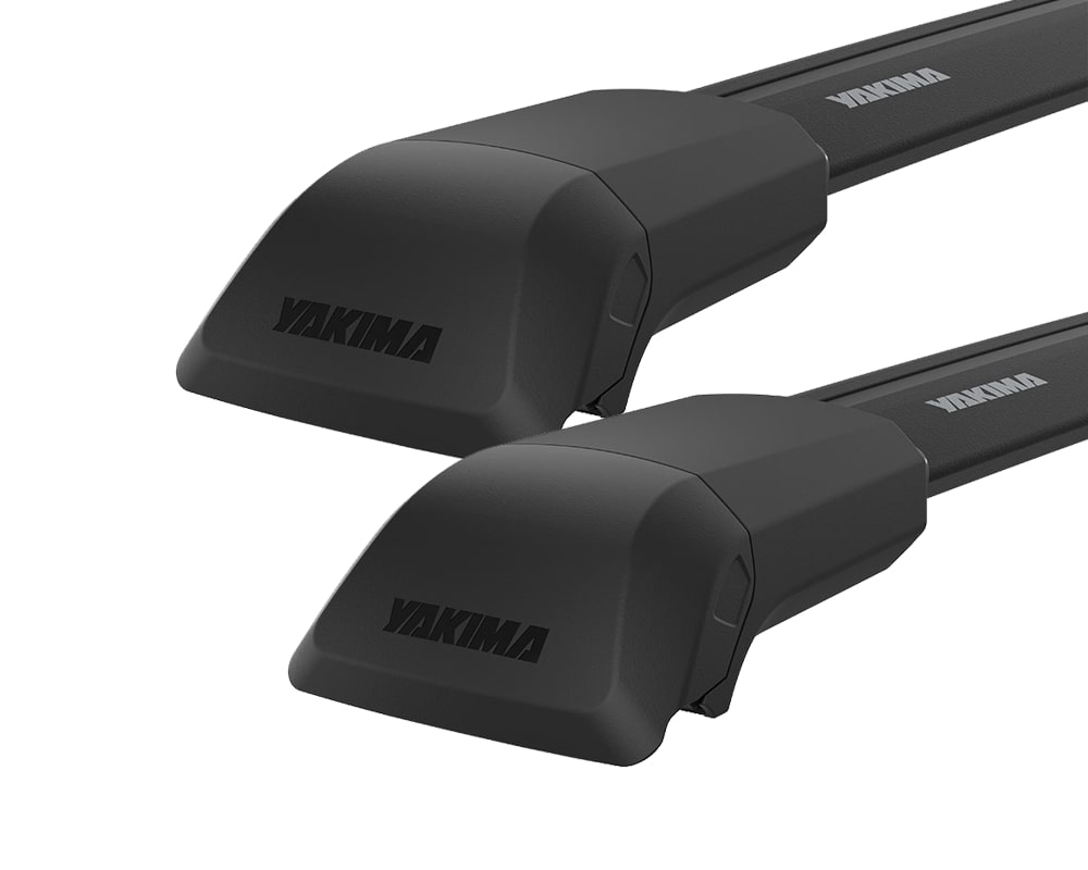 Yakima JetStream FX Flush Bar Black 2 Bar Roof Rack for MITSUBISHI ASX 5dr SUV with Factory Mounting Point (2010 to 2019)