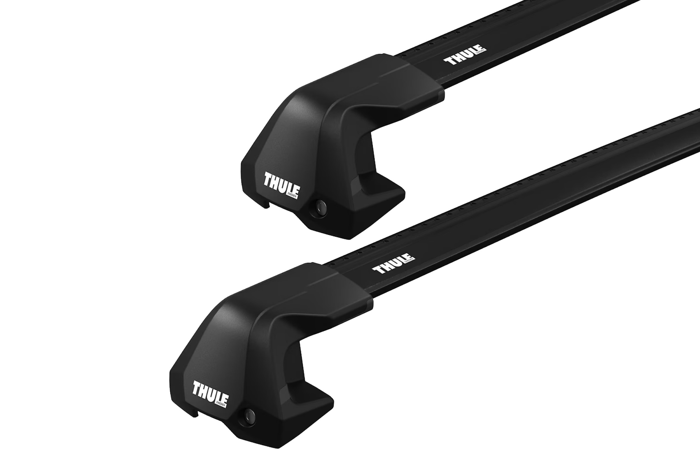 Thule 7205 WingBar Edge Black 2 Bar Roof Rack for BYD Dolphin 5dr Hatch with (2023 onwards) - Clamp Mount