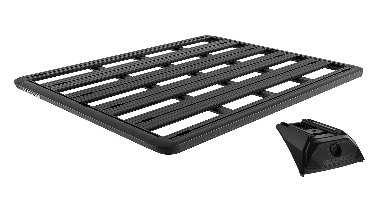 Rhino Rack JC-03218 Pioneer 5 Platform (1528mm x 1236mm) with RX300L Legs for Kia Carnival YP 5dr Wagon with Flush Roof Rail (2014 to 2020) - Factory Point Mount