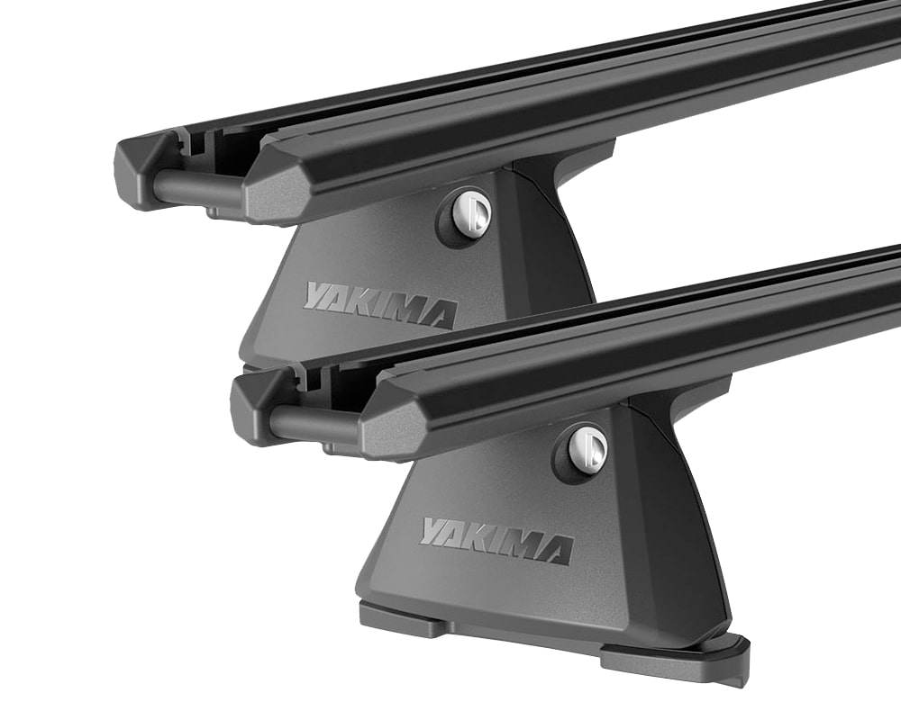 Yakima TrimHD Thru bar Black 1 Bar Roof Rack for MITSUBISHI Triton MQ-MR 4dr Ute with Bare Roof (2015 onwards)