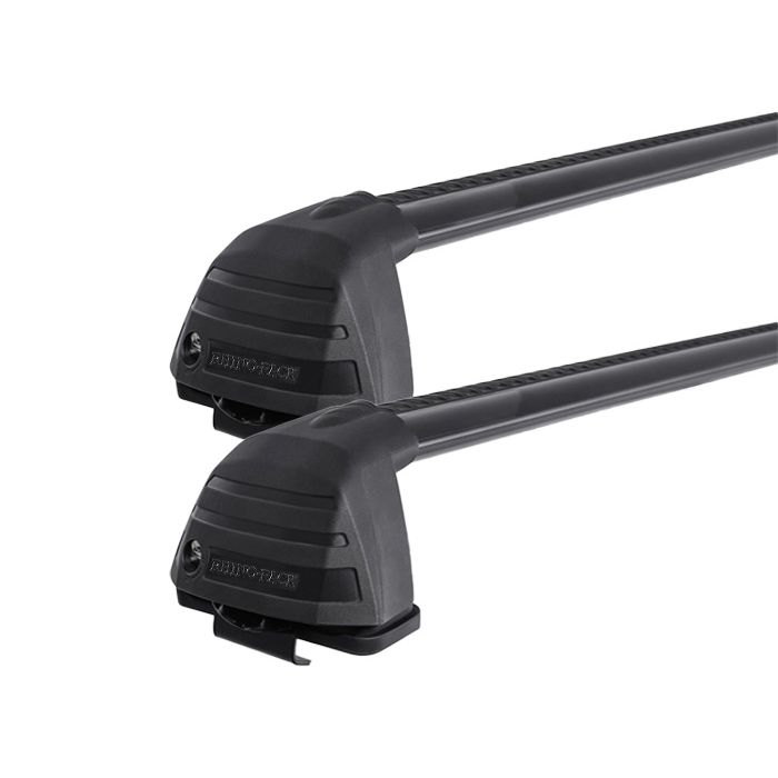 Rhino Rack RV0302B Vortex ROC25 Flush Black 2 Bar FMP Roof Rack for Mitsubishi ASX XA-XD 5dr SUV with Bare Roof (2010 onwards) - Factory Point Mount