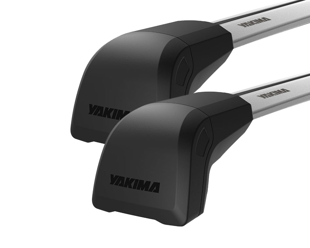 Yakima JetStream FX Flush Bar Silver 2 Bar Roof Rack for RAM 1500 Crew Cab DS/Classic 4dr Ute with Bare Roof (2013 onwards)