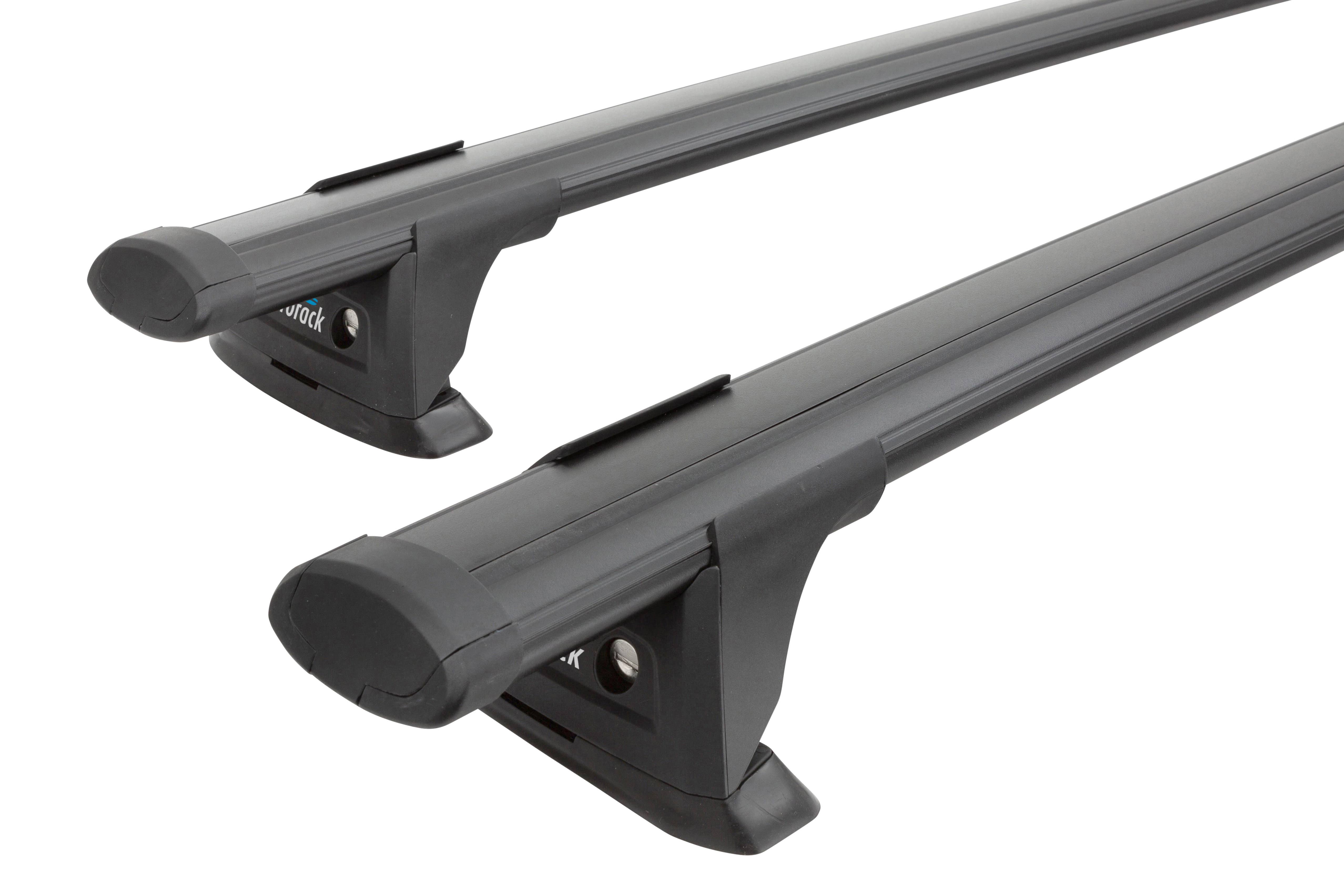 Prorack Aero Through Black 2 Bar Roof Rack for Chery Tiggo 5dr SUV with Flush Roof Rail (2024 onwards) - Flush Rail Mount