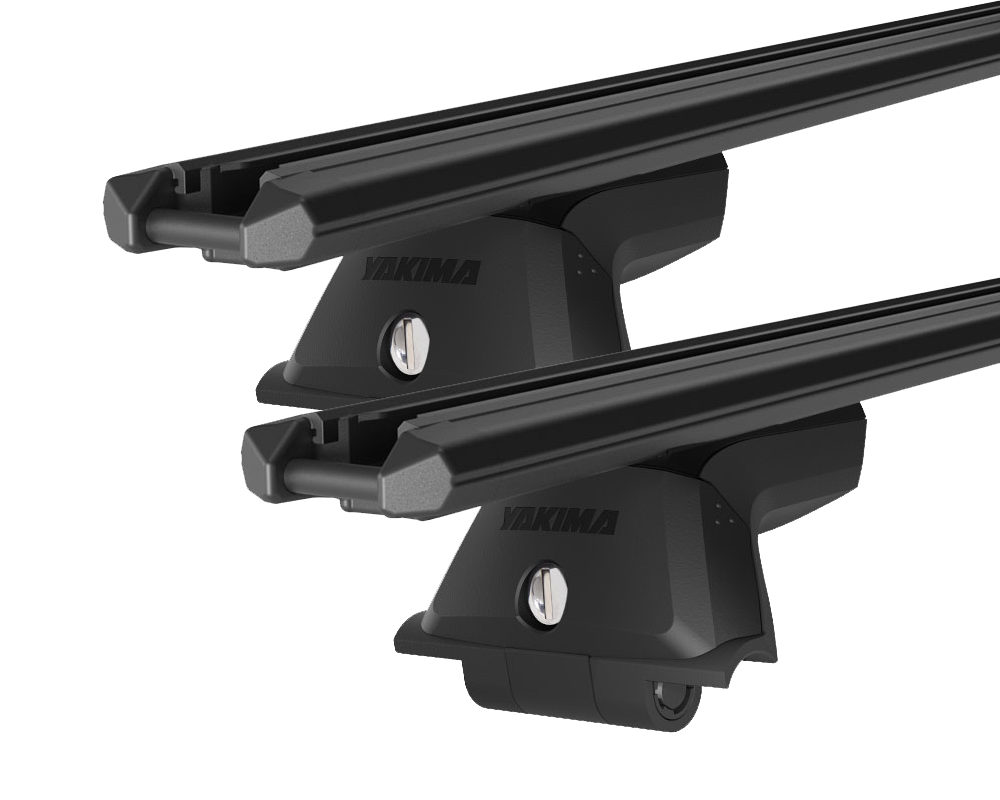 Yakima TrimHD SkyLine Black 2 Bar Roof Rack for Land Rover Range Rover Sport Series 1 5dr SUV with Bare Roof (2005 to 2013) - Factory Point Mount