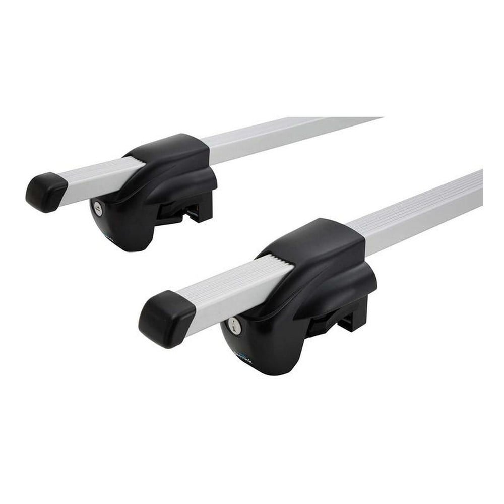 Prorack Standard Rail Bar Silver 2 Bar Roof Rack for DAEWOO Tacuma 5dr Hatch with Raised Roof Rail (2000 to 2004)