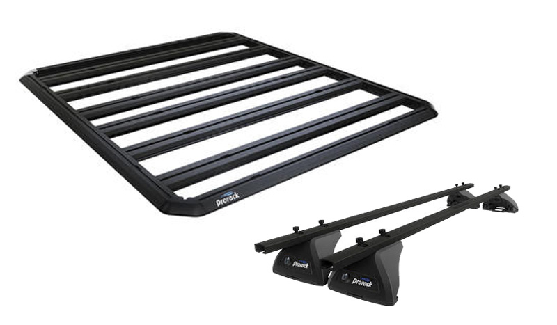 Prorack Aero Deck (1300 x 1300mm) for DS DS5 5dr Hatch with Bare Roof (2016 to 2020) - Clamp Mount