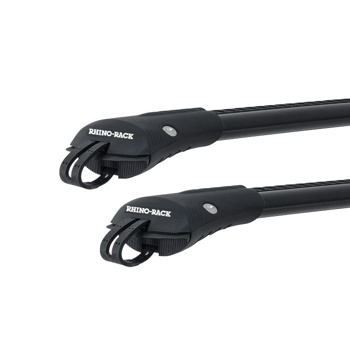 Rhino Rack JA7969 Vortex StealthBar Black 2 Bar Roof Rack for DODGE Journey 5dr SUV with Raised Roof Rail (2008 to 2016)