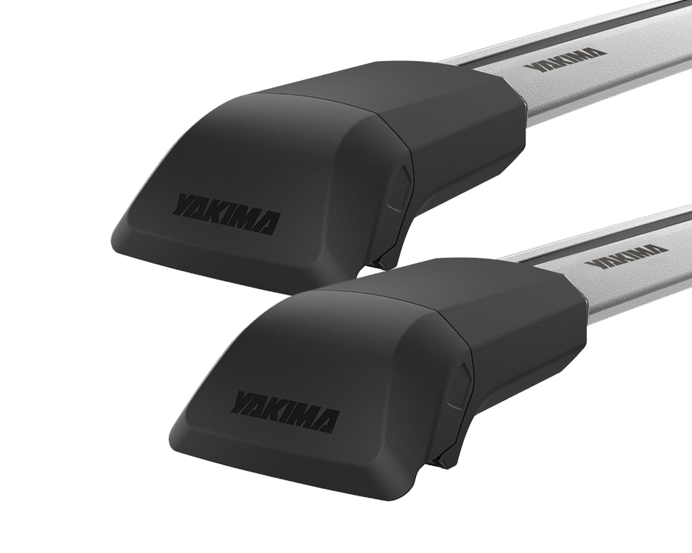 Yakima JetStream FX Flush Bar Silver 2 Bar Roof Rack for MITSUBISHI ASX 5dr SUV with Factory Mounting Point (2010 to 2019)