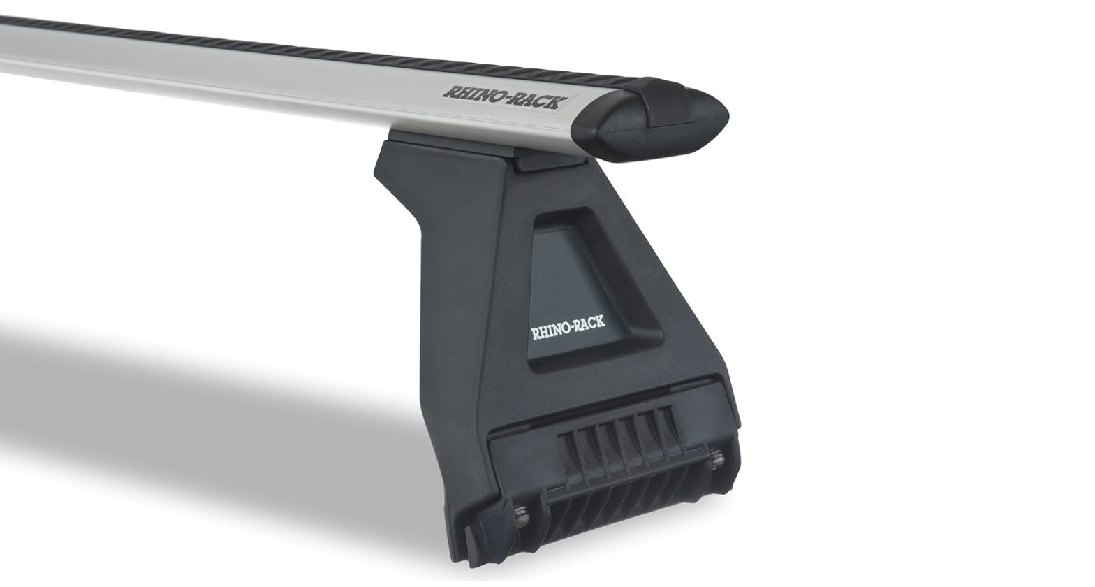 Rhino Rack JA2621 Vortex RL150 Silver 2 Bar Roof Rack for Mitsubishi Starwagon WA 5dr Wagon with Bare Roof (1994 to 2003) - Gutter Mount