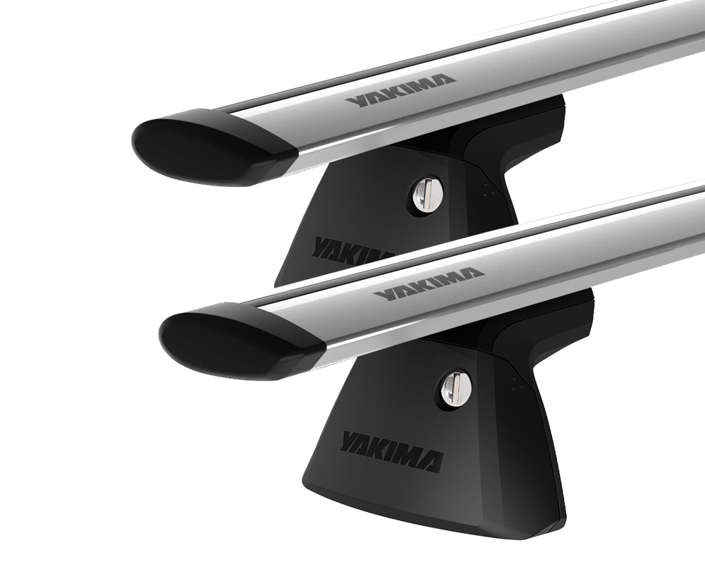 Yakima JetStream Silver 2 Bar Roof Rack for RAM 1500 4dr Ute with Bare Roof (2019 onwards) - Clamp Mount