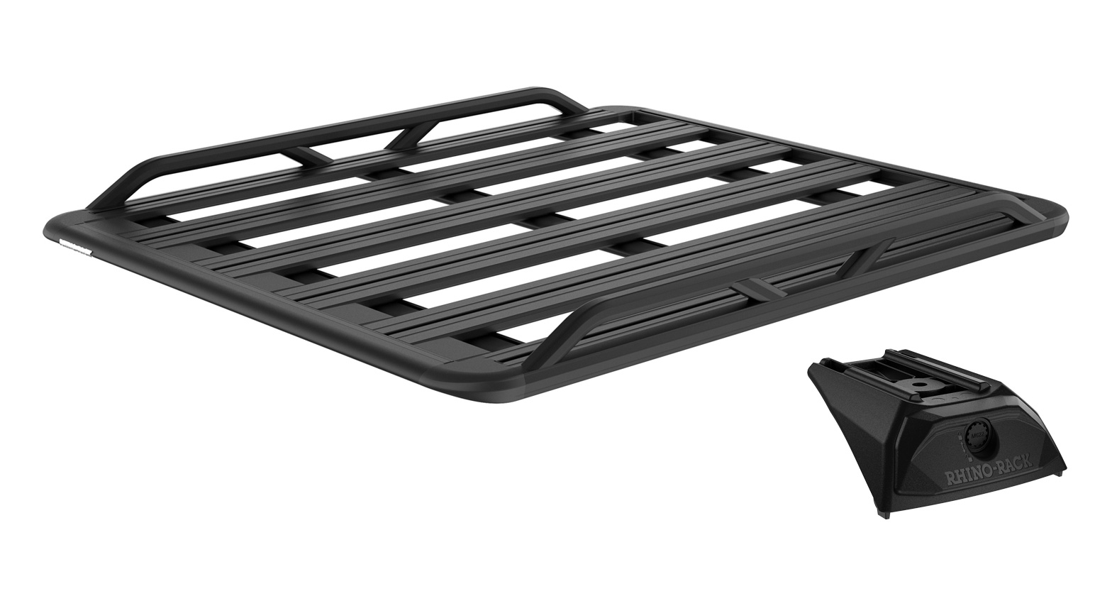 Rhino Rack JC-03771 Pioneer 6 Tradie  (1500mm x 1240mm) with RX300L legs for Kia Sorento UM 5dr SUV with Flush Roof Rail (2015 to 2020) - Factory Point Mount