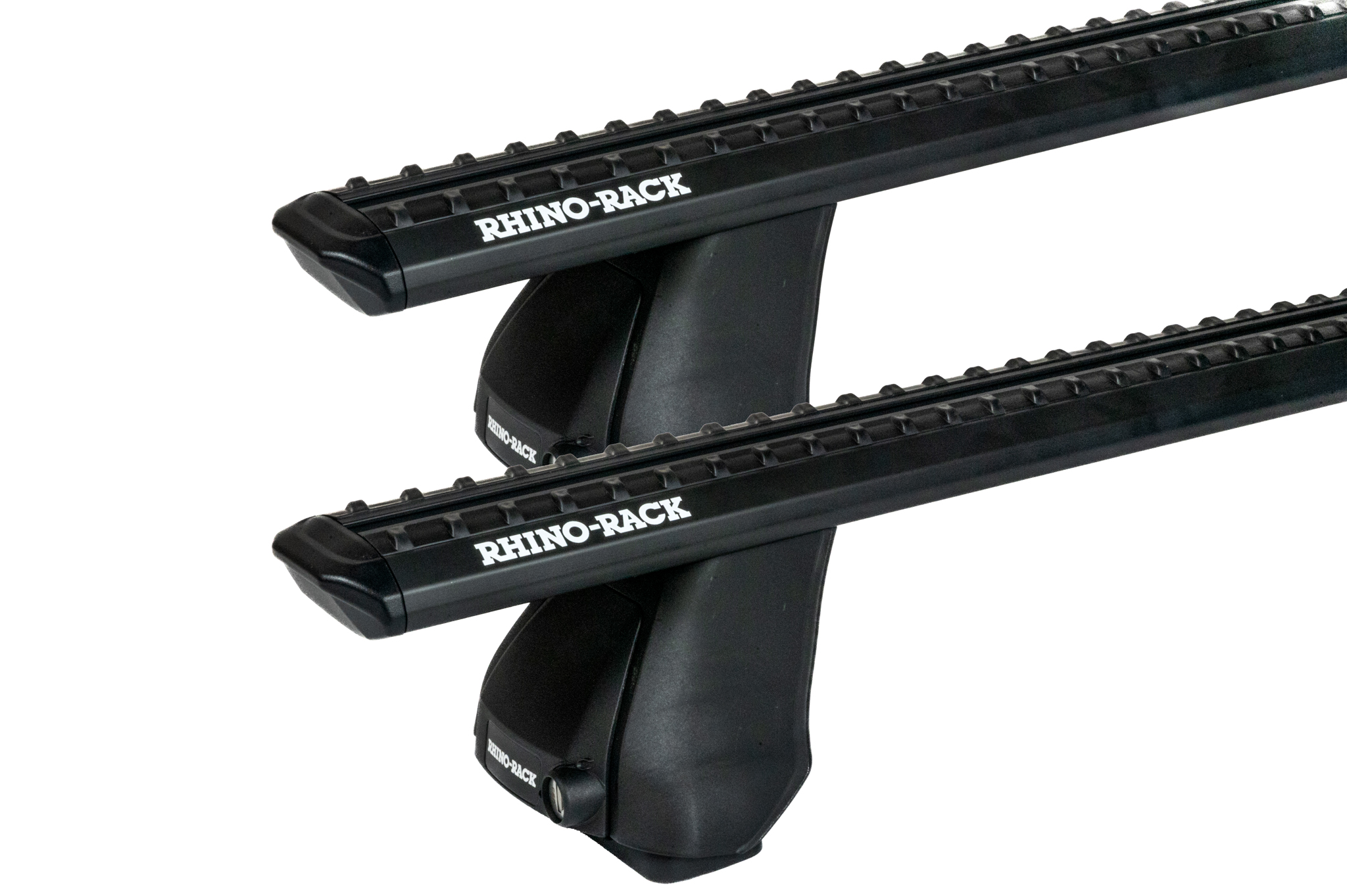 Rhino Rack JC-04189 Sportz 2500 Black 2 Bar FMP Roof Rack for Mitsubishi ASX XA-XD 5dr SUV with Bare Roof (2010 onwards) - Factory Point Mount