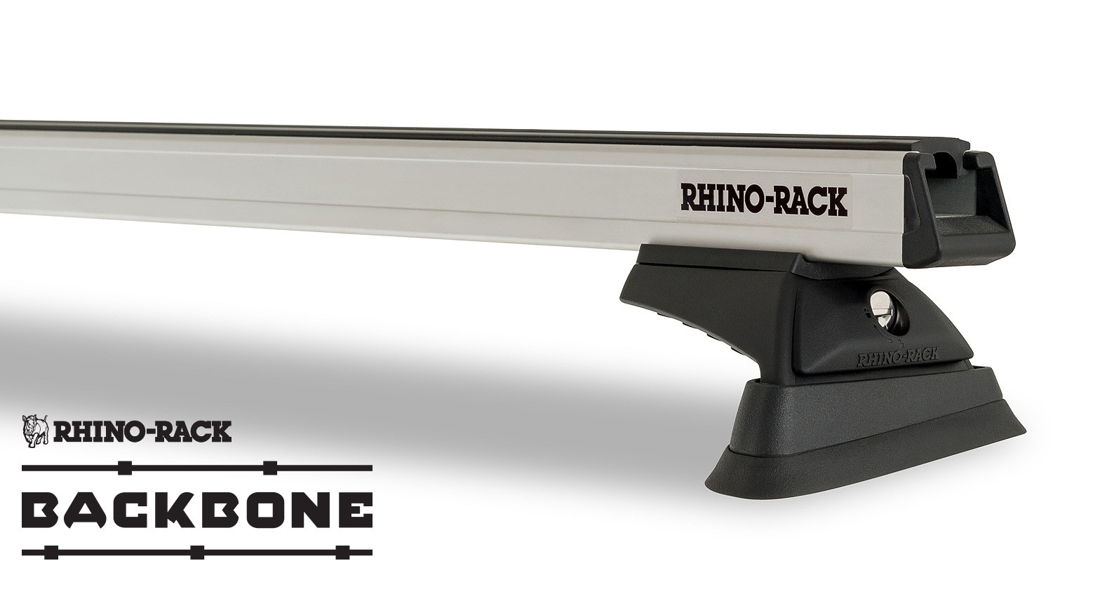 Rhino Rack JC-01318 - Heavy Duty RCL Silver 3 Bar Rhino-Rack Backbone Roof Rack for JEEP Wrangler 5dr SUV from 2011