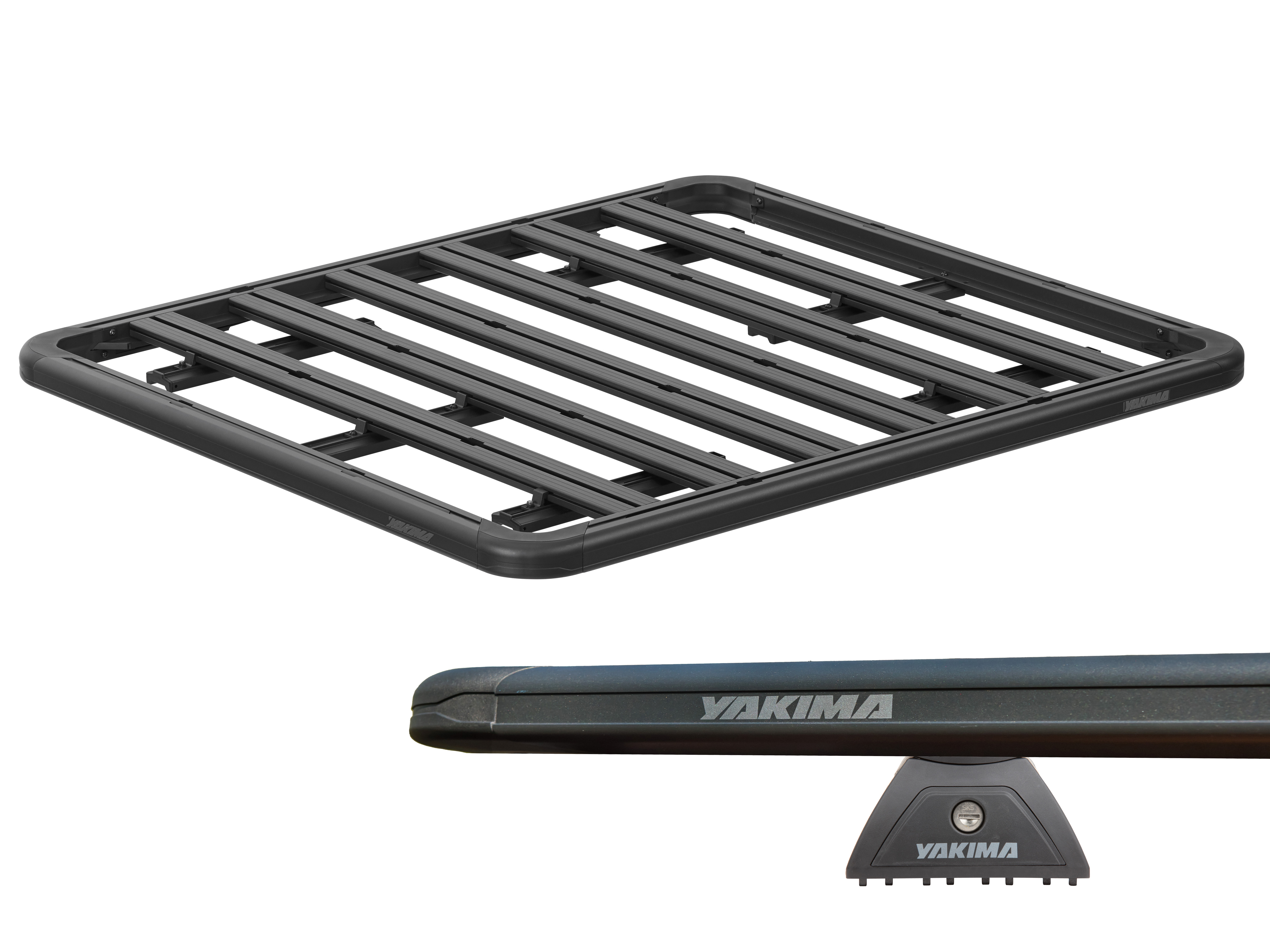 Yakima LockNLoad Platform A (1240 X 1530mm) for Mitsubishi Triton MQ-MR 4dr Ute with Bare Roof (2015 to 2024) - Track Mount