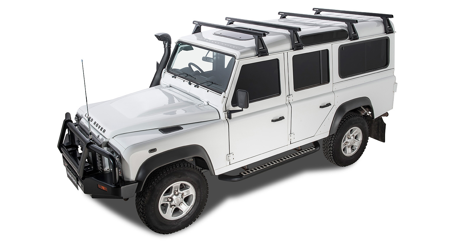 Heavy Duty RL210 Black 4 Bar Roof Rack | Rhino-Rack