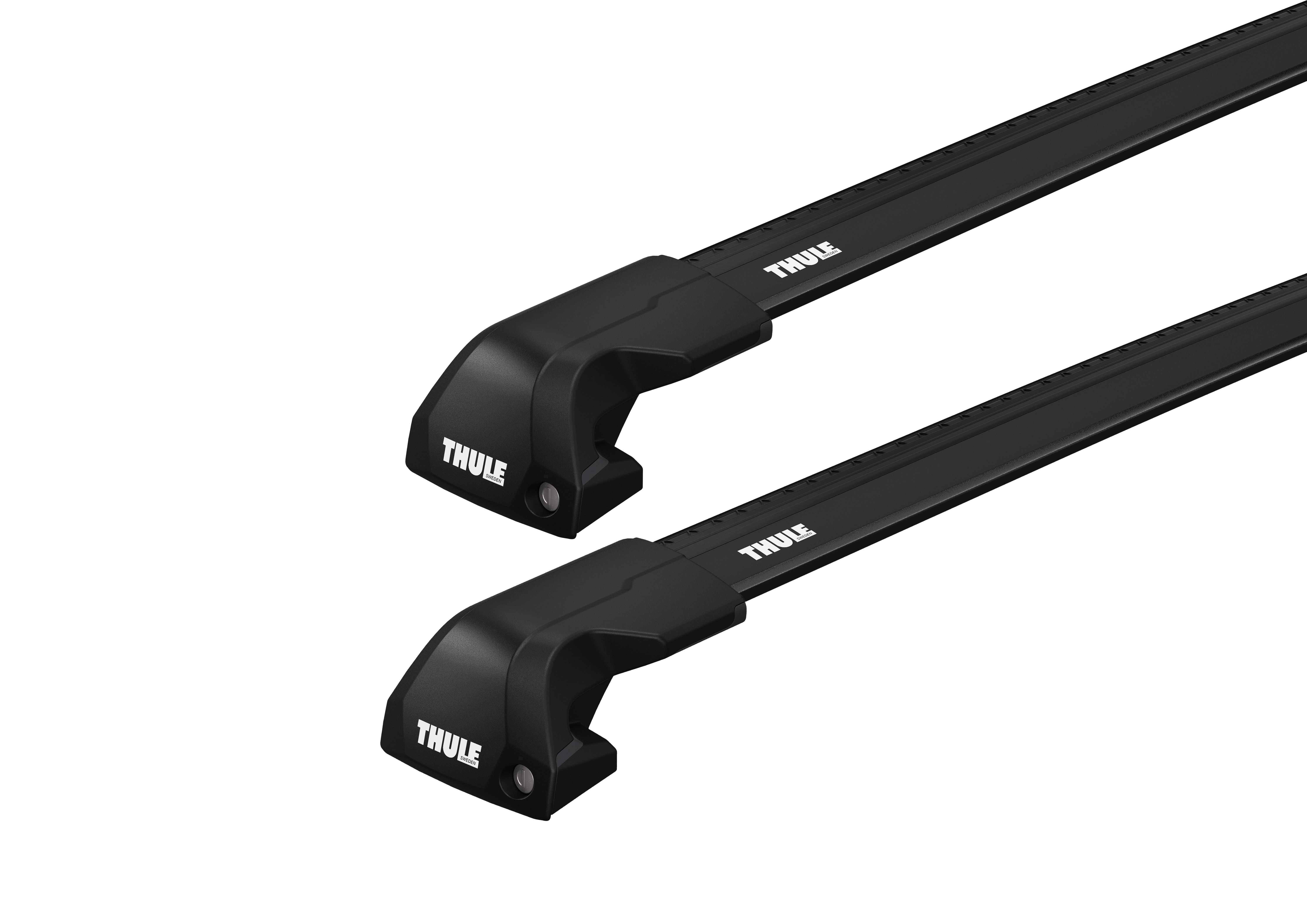 Thule WingBar Edge Black 2 Bar Roof Rack for MG EHS 5dr SUV with Flush Roof Rail (2018 onwards)