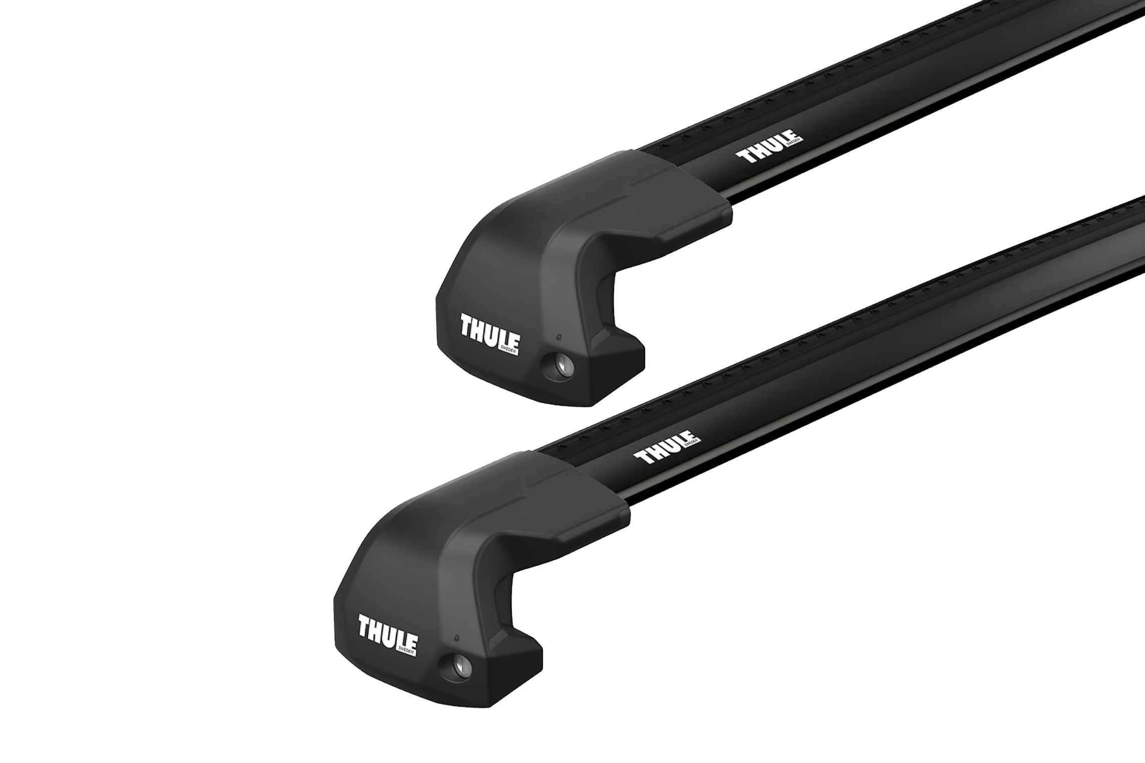 Thule 7207 WingBar Edge Black 2 Bar Roof Rack for GMC Hummer EV 4dr Ute with Factory Mounting Point (2022 onwards) - Factory Point Mount