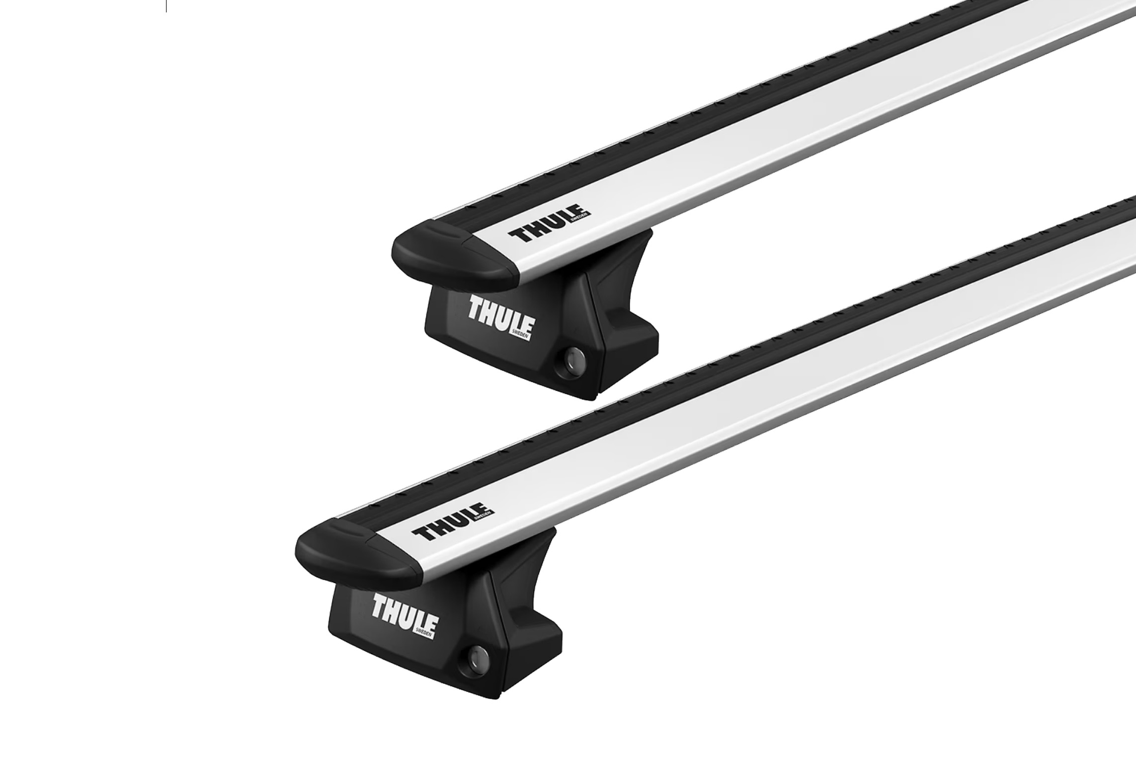 Thule 7106 WingBar Evo Silver 2 Bar Roof Rack for Haval Jolion 5dr SUV with Flush Roof Rail (2021 onwards) - Flush Rail Mount