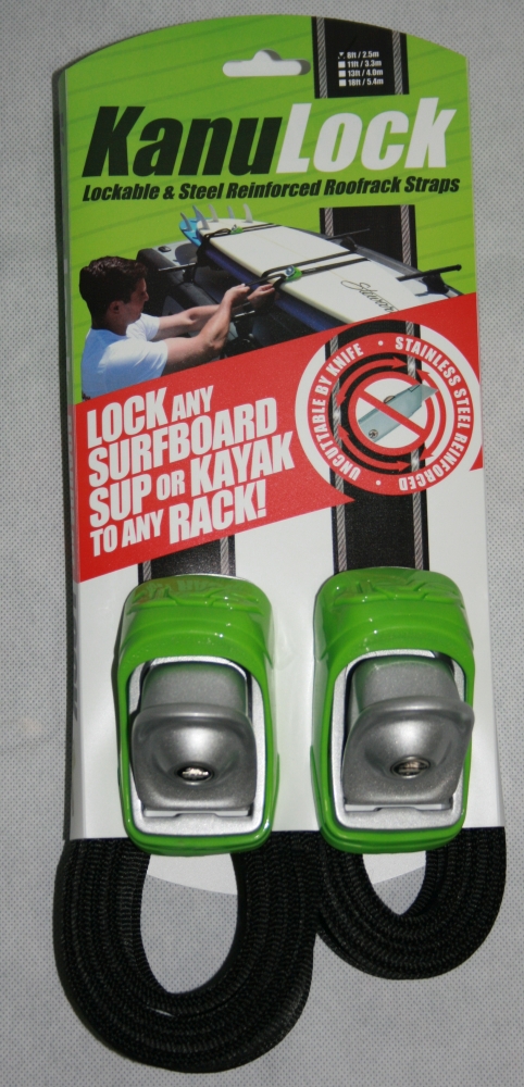 KanuLock Lockable Tie Down Straps (2.5m)