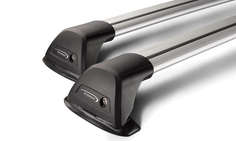 Yakima Flush Bar Silver Roof Rack Pair S37Y - 8050308