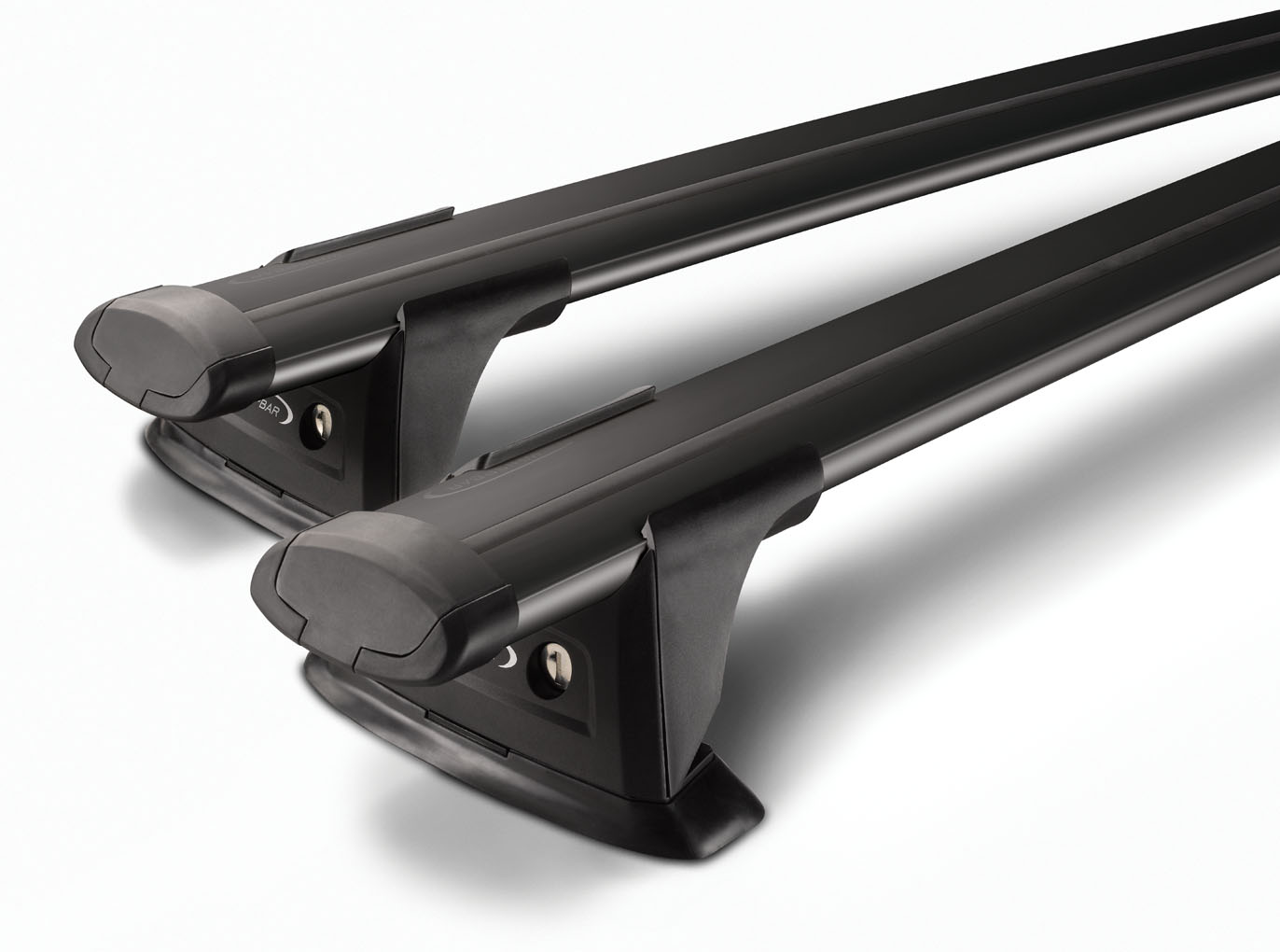Yakima Through Bar Black Roof Rack Pair S15YB - 8050227