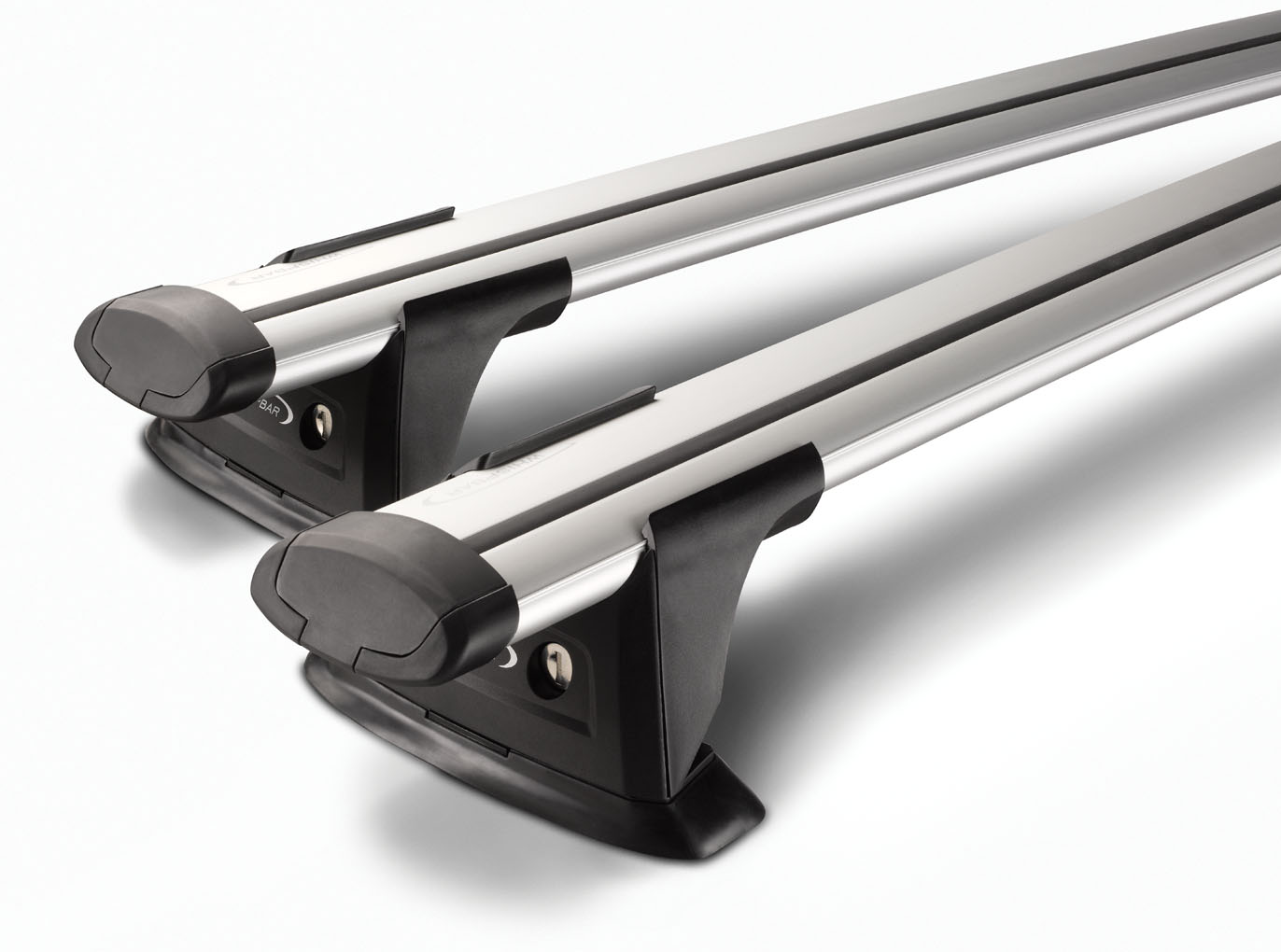 Yakima Through Bar Silver Roof Rack Pair S16Y - 8050188